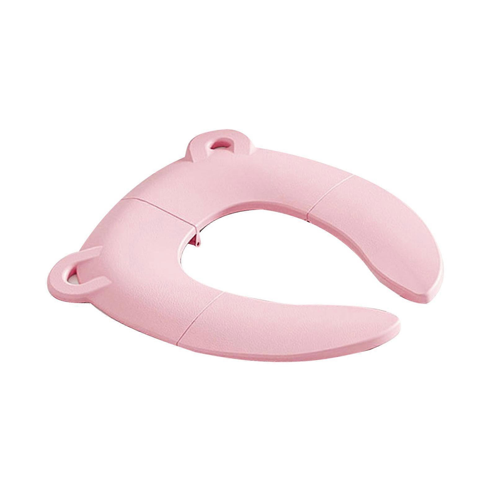 מושב אסלה מתקפל לילדים נגד החלקה תחתון בטוח נוח נייד לתינוק מתקפל אסלה אימון בסיר צבעים שונים