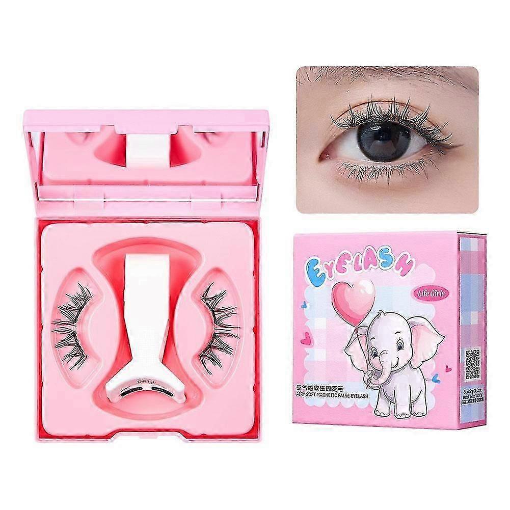 Magnetic False Eyelashes Ultra Soft Reusable for Sensitive Eyes Natural Voluminous Look