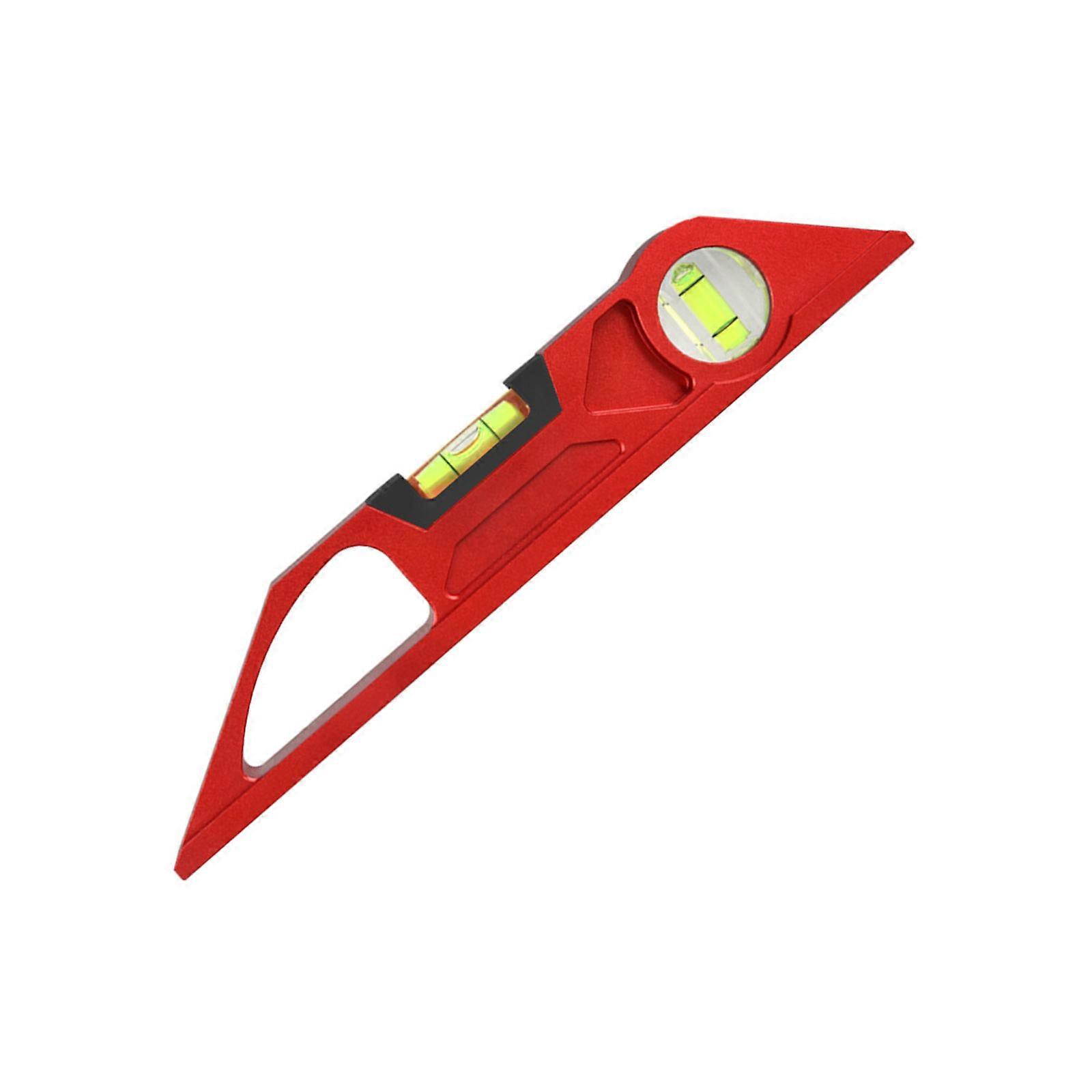 Portable Pocket Level Ruler Aluminum Alloy Measuring Level RulerVersatile & Durable Measuring Tool for Everyday Use Multicolor