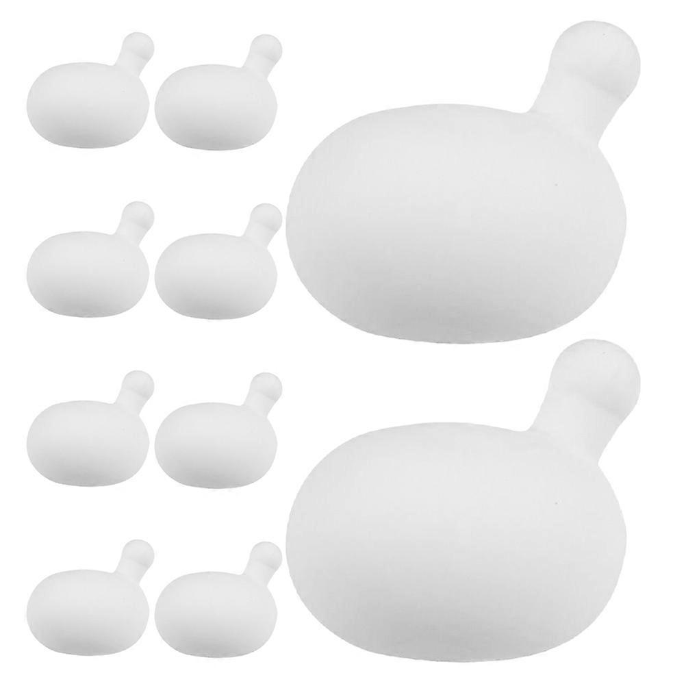 10Pcs Rubber Bubble Insert for Squeeze Doll Toy Making Accessories