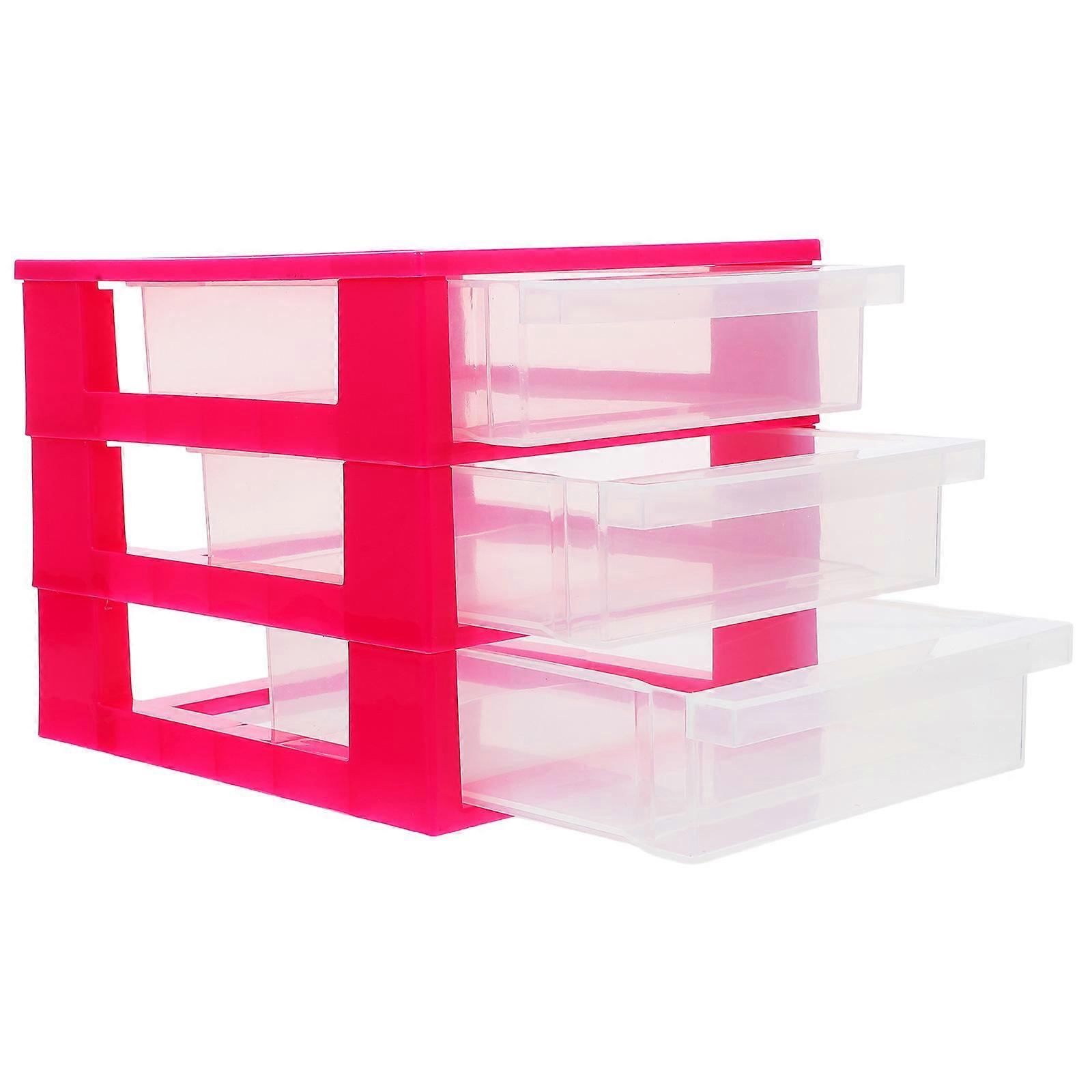 Multi-Layer Transparent Storage Container For Cosmetics Or Small Items Ideal For Home Office Use 1Pack