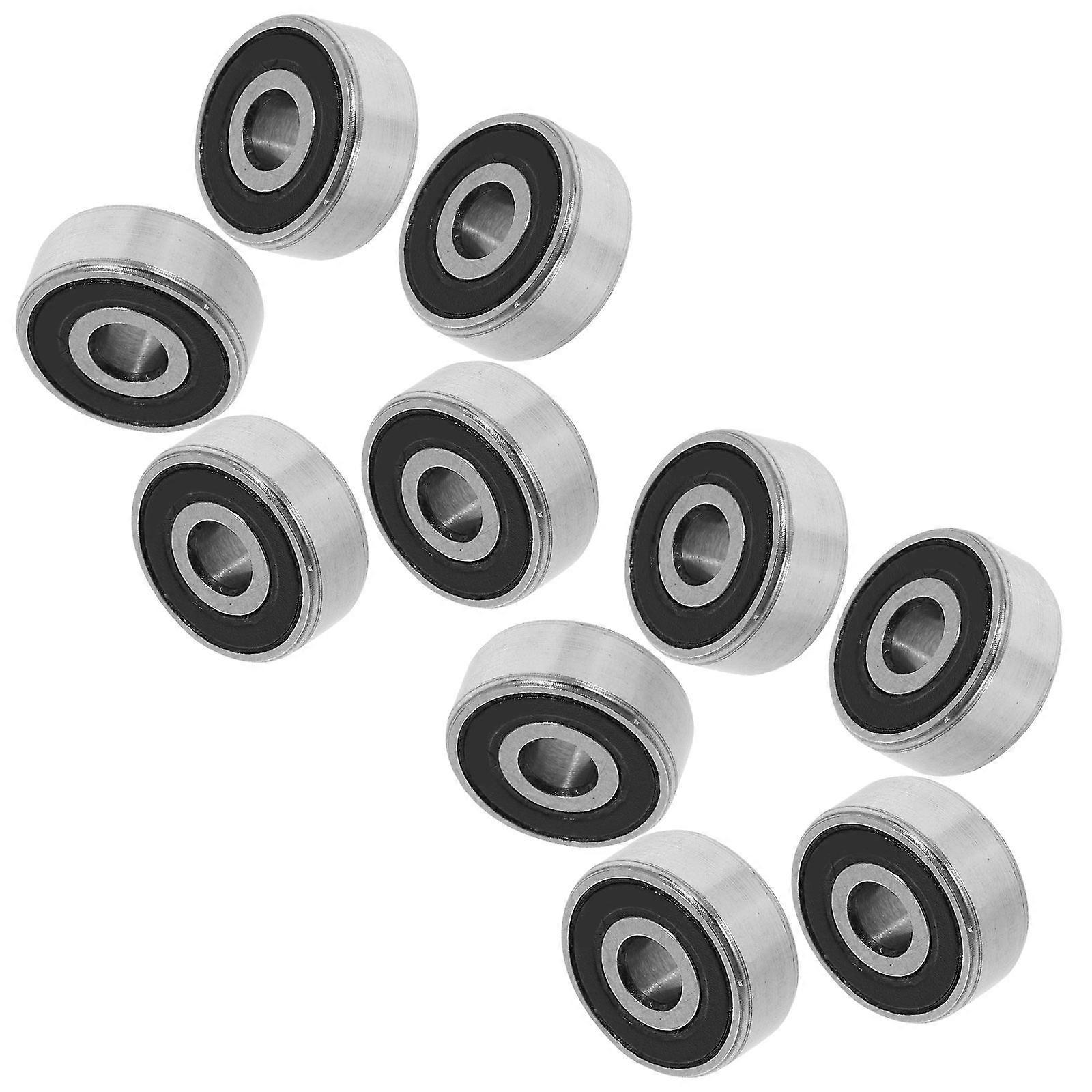 High Speed Sliding Pulley Bearings for Mechanical Use 10Pcs Steel Precision Units