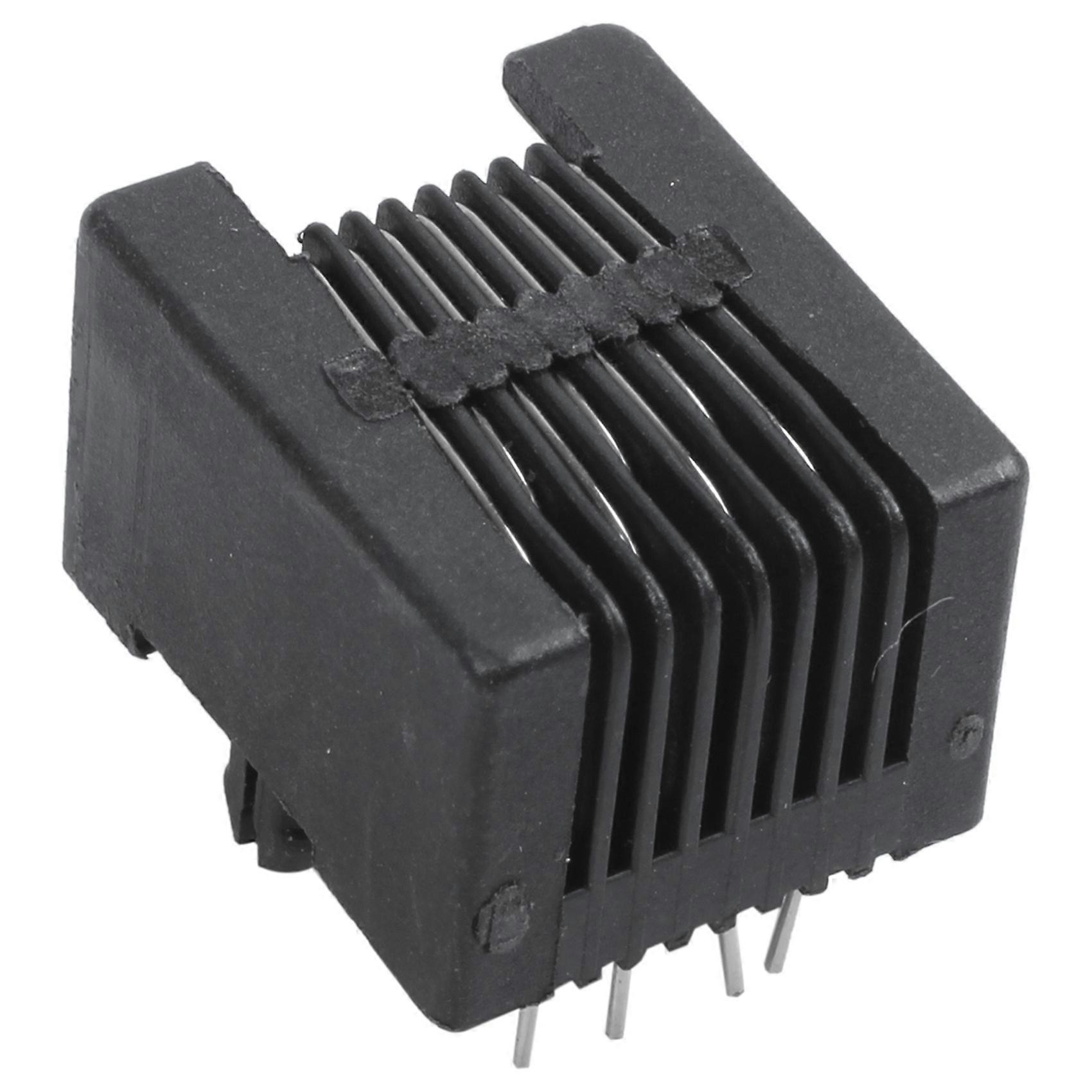 100Pcs RJ45 8P8C Computer Internet Network PCB Jack Socket Black