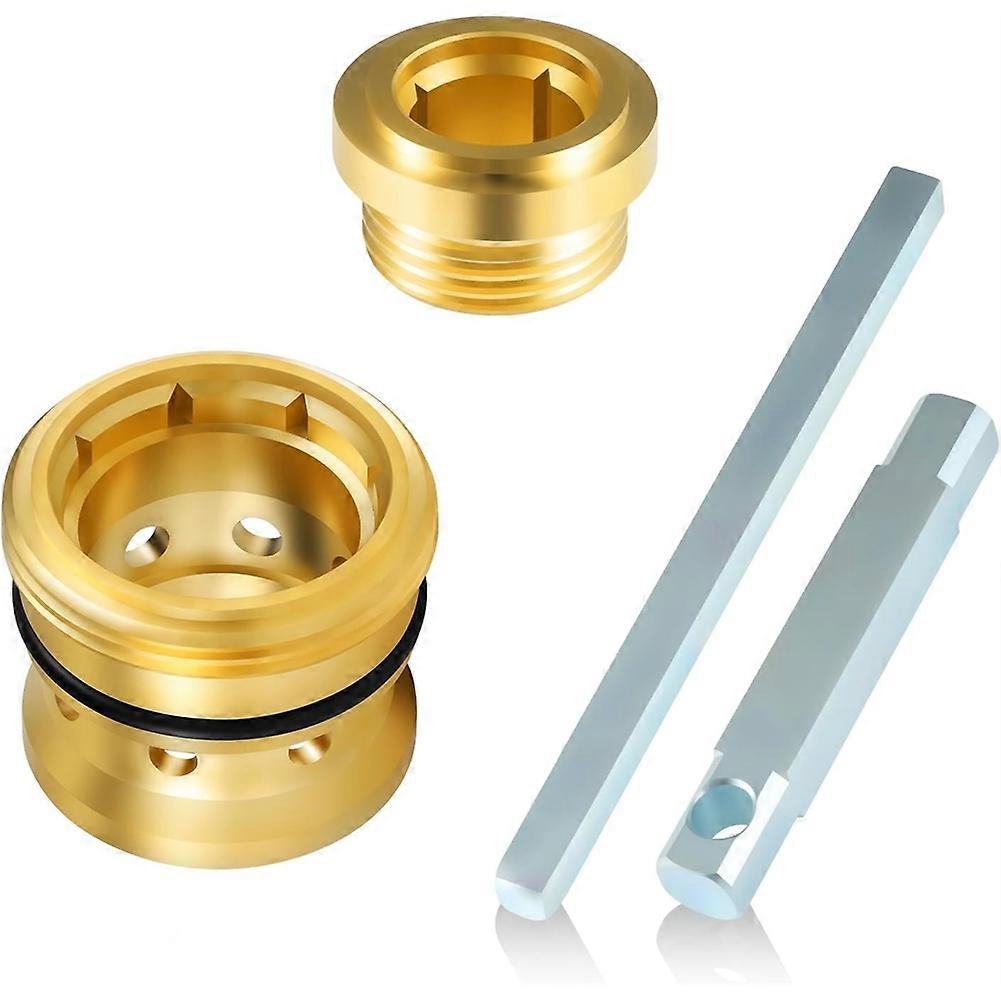 TA-4 Hot/Cold Valve Base & T-35 A/B Tool,Professional Valve Seat Removal Kit for Symmons Hot and Cold Valves Rebuild Kit