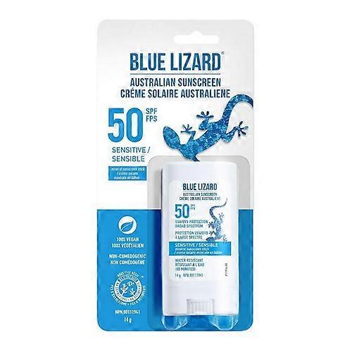 Blue Lizard Sunscreen SPF 50 Sensitive Stick, 14 Grams
