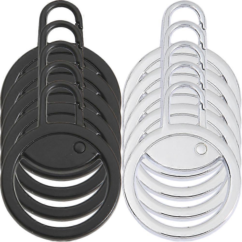 Zipper Pull Replacement Metal Zipper Head for Clothes with 100Pcs Detachable