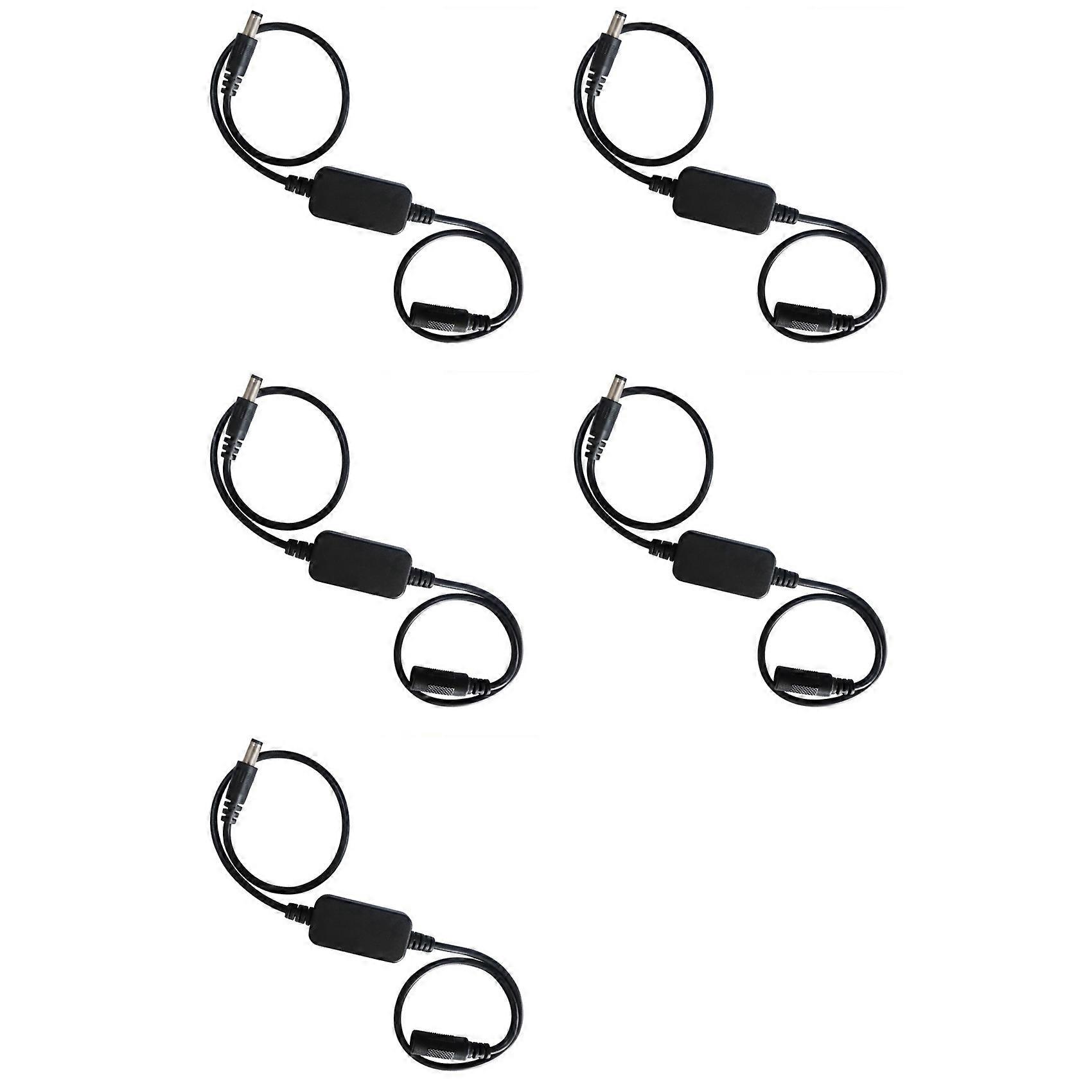 5X 72 Hour Auto Reboot Router Routing Timer Reset Tool DC Power Timing Fiber Modem Router DC Power Manager Black