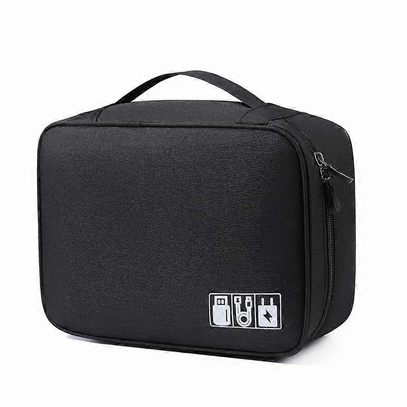 Electronics Organizer Travel Cable Organizer Bag for Electronics Accessories, Portable Tech Carring Large Storage Case