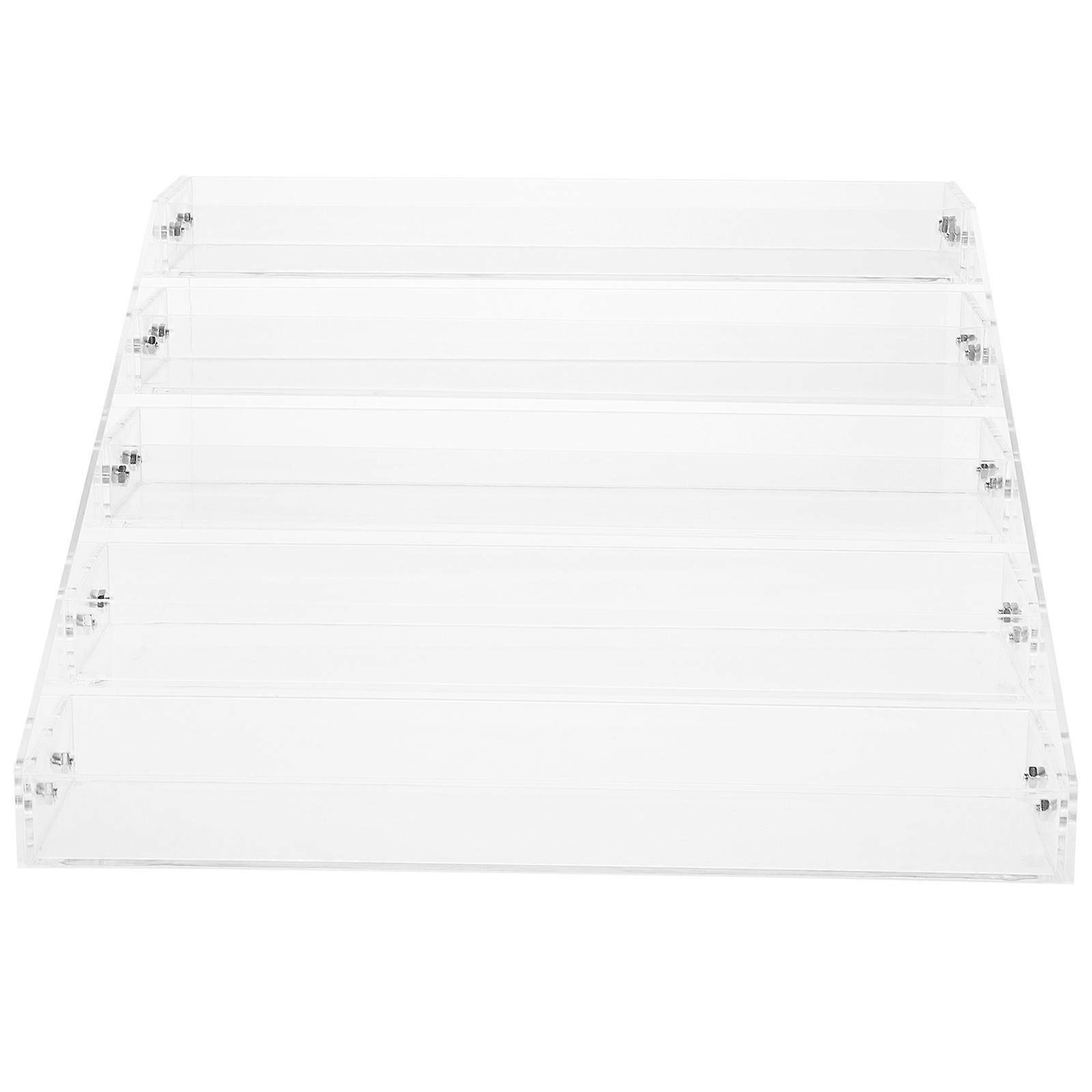 Acrylic Display Rack for Beverage Storage with Transparent Material