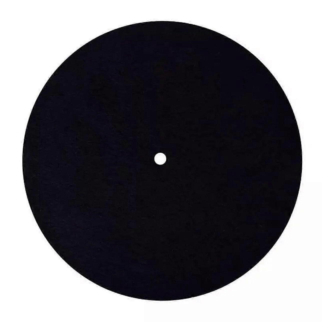 Audiophile Turntable Mat - 8-Inch Felt Anti-Static Slipmat Pad for Vinyl Record Players, Noise Reduction and Vibration Control