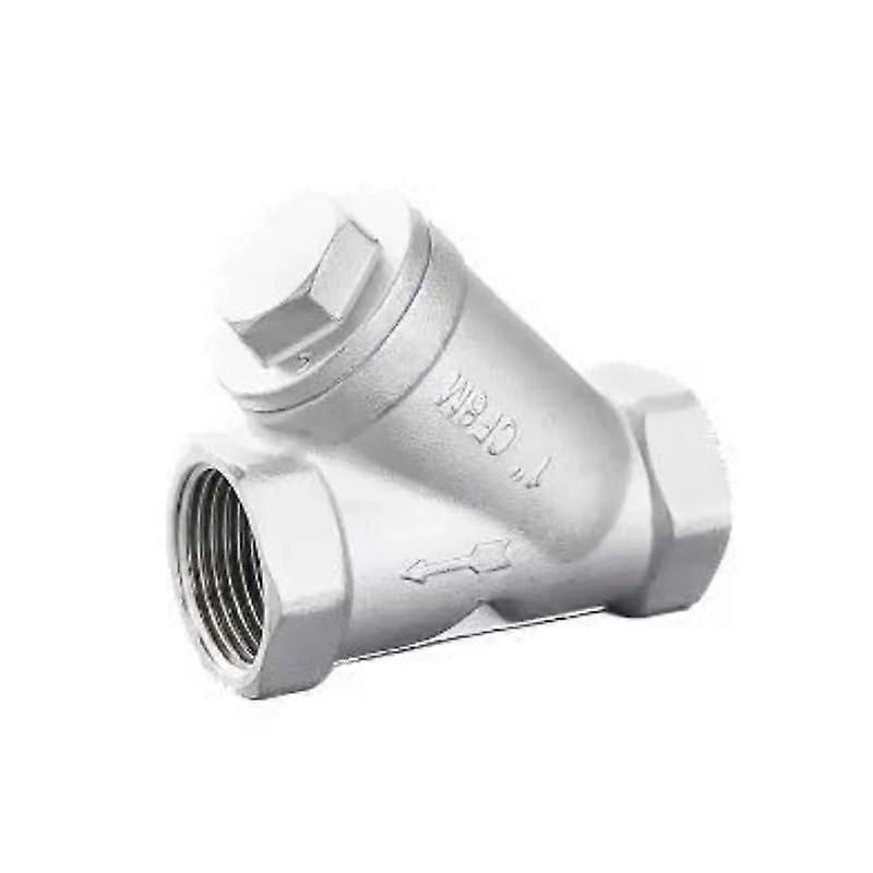 Female Inline Y Mesh Strainer Filter 304 Stainless Steel 1/2" 3/4" 1" 1-1/4" 1-1/2" Threaded Valve DN40