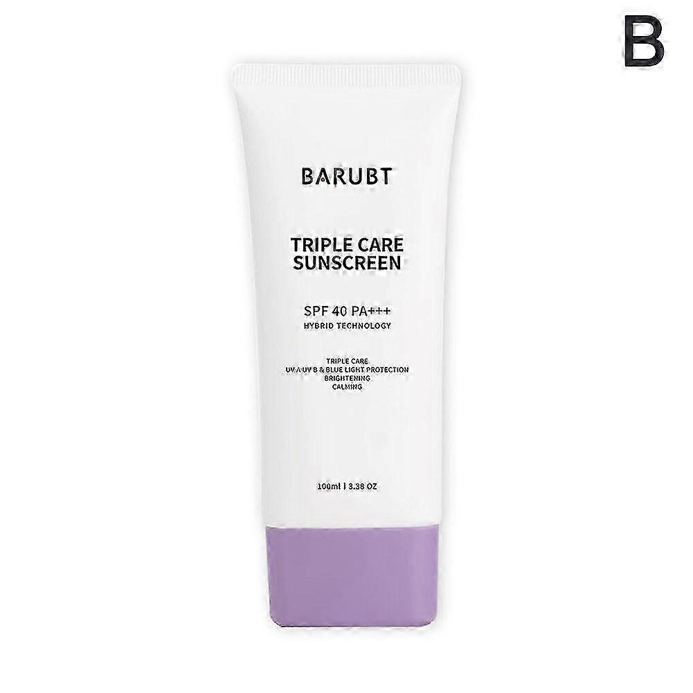 plus version 100ml (B) Triple care sunscreen sunscreen lotion UV protection refreshing non-greasy universal multi-effect all-in-one 50ml