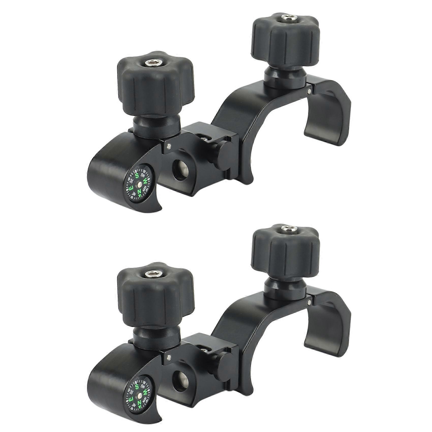 2X Quick Release Pole Clamp with Compass & Data Collector Cradle ,GPS,TOTAL STATION TSC3