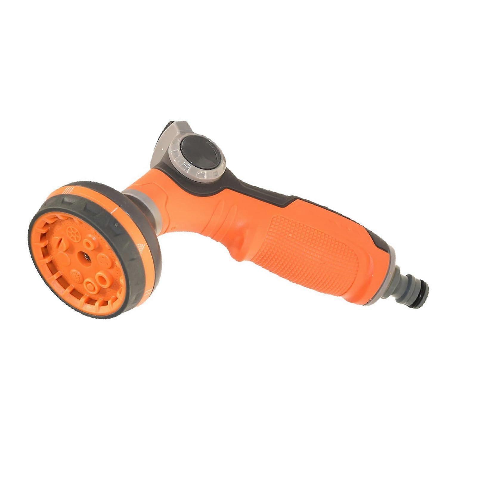 Pressure Garden Hose Spray Nozzle with Adjustable Patterns and Ergonomic Nonslip Handle