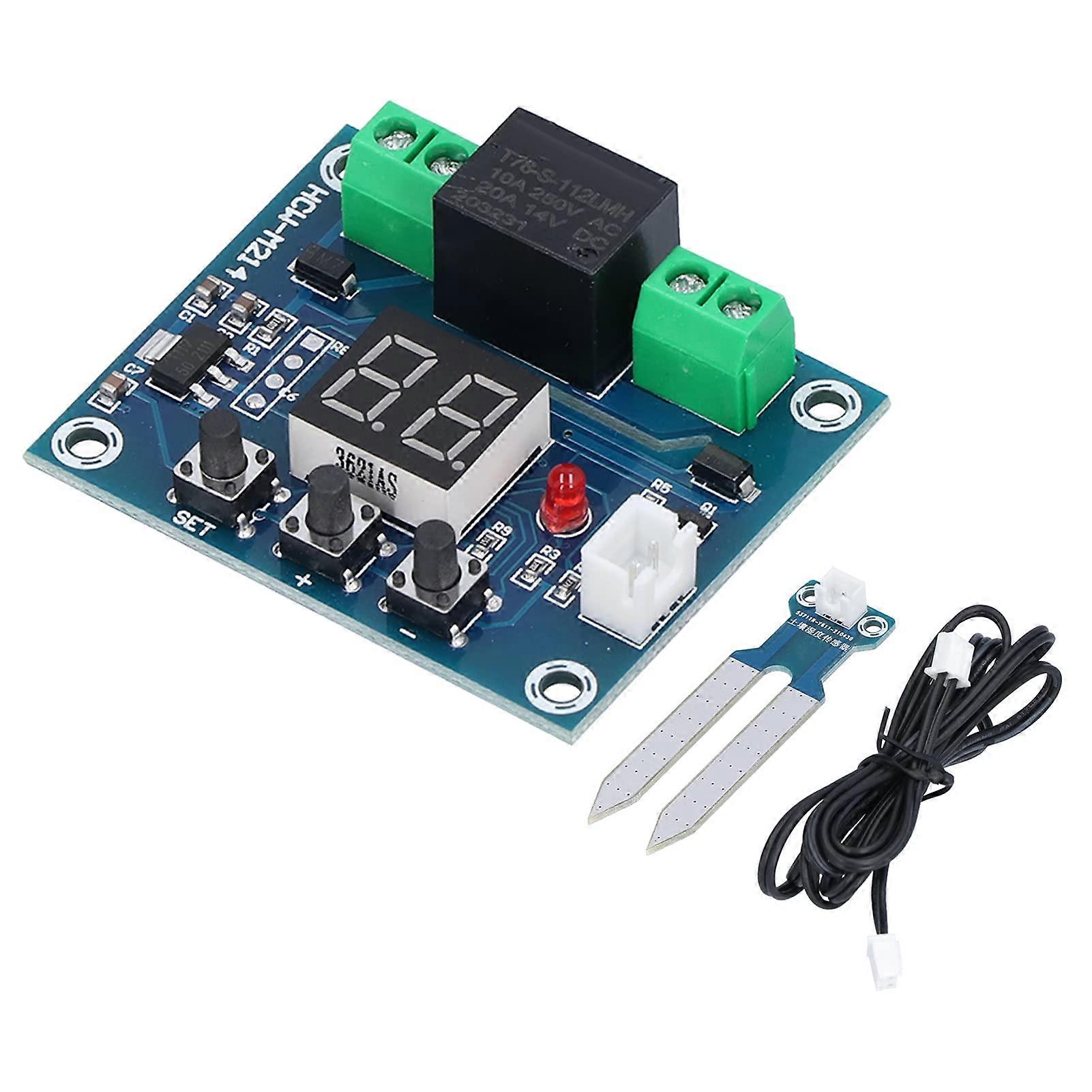 12V Soil Moisture Sensor Controller with Precise Humidity Monitoring and Automatic Watering Control Ref:8569