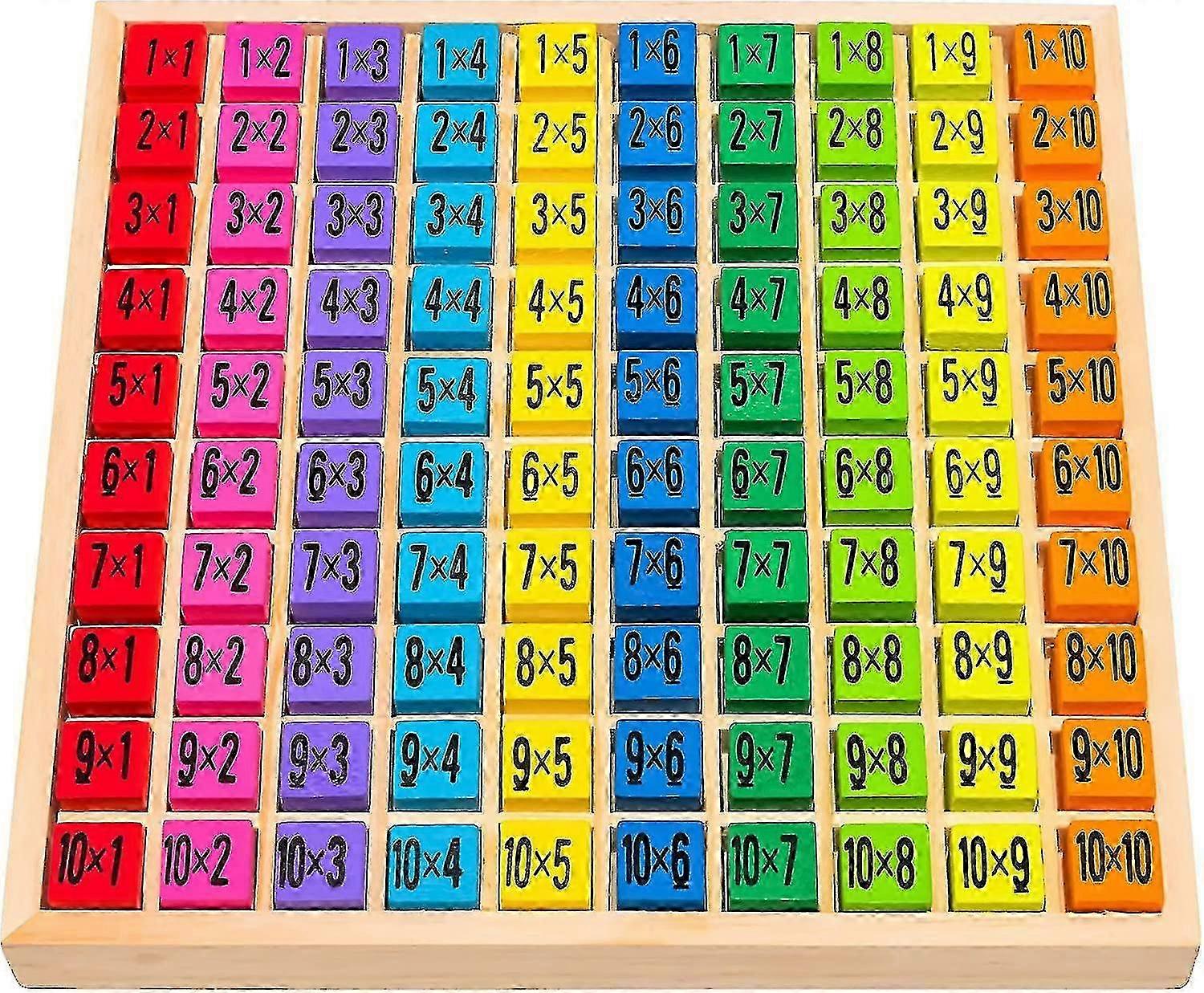 25-26 1x1 For Elementary School Students / Wooden Arithmetic Board