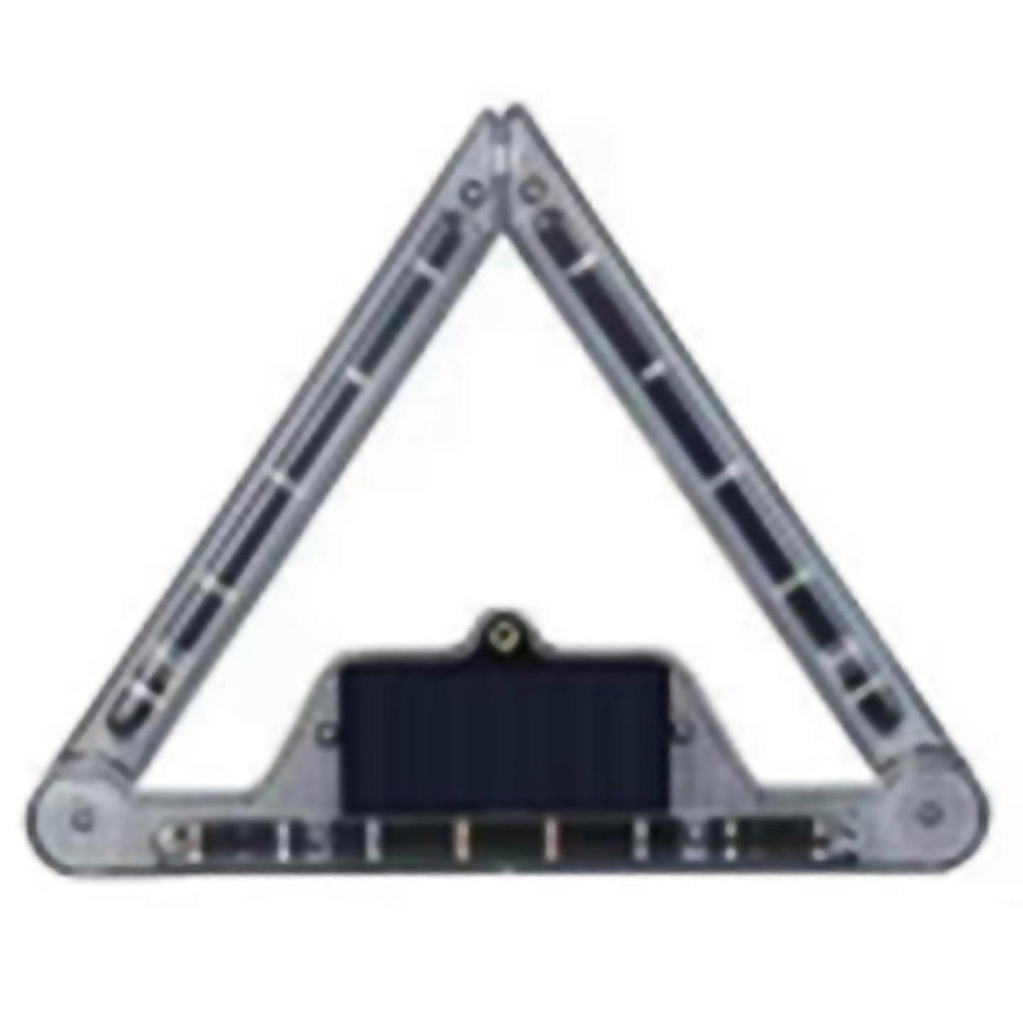 For Car Solar Folding Triangle Warning Light Wiring Free Flashing