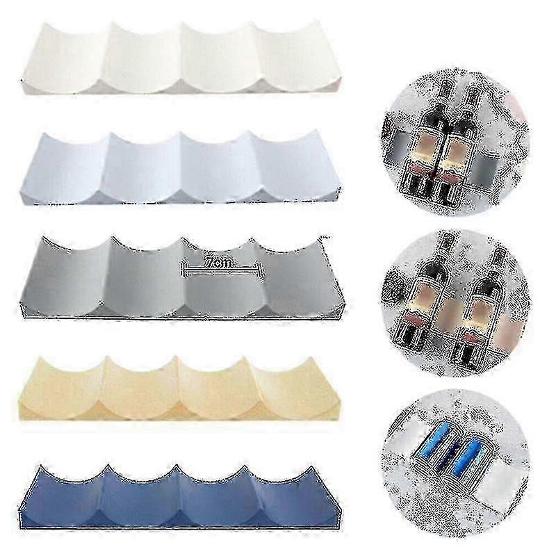 2025 Fridge Organiser Wine Beer Stacking Bottle Rack Kitchen Space Saving Can Holder
