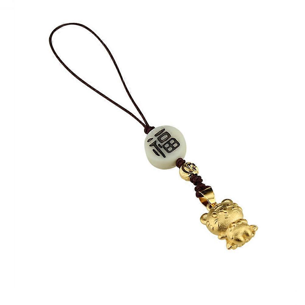 Cell Phone Strap Tiger Pendant for Hanging Decor with Assorted Colors