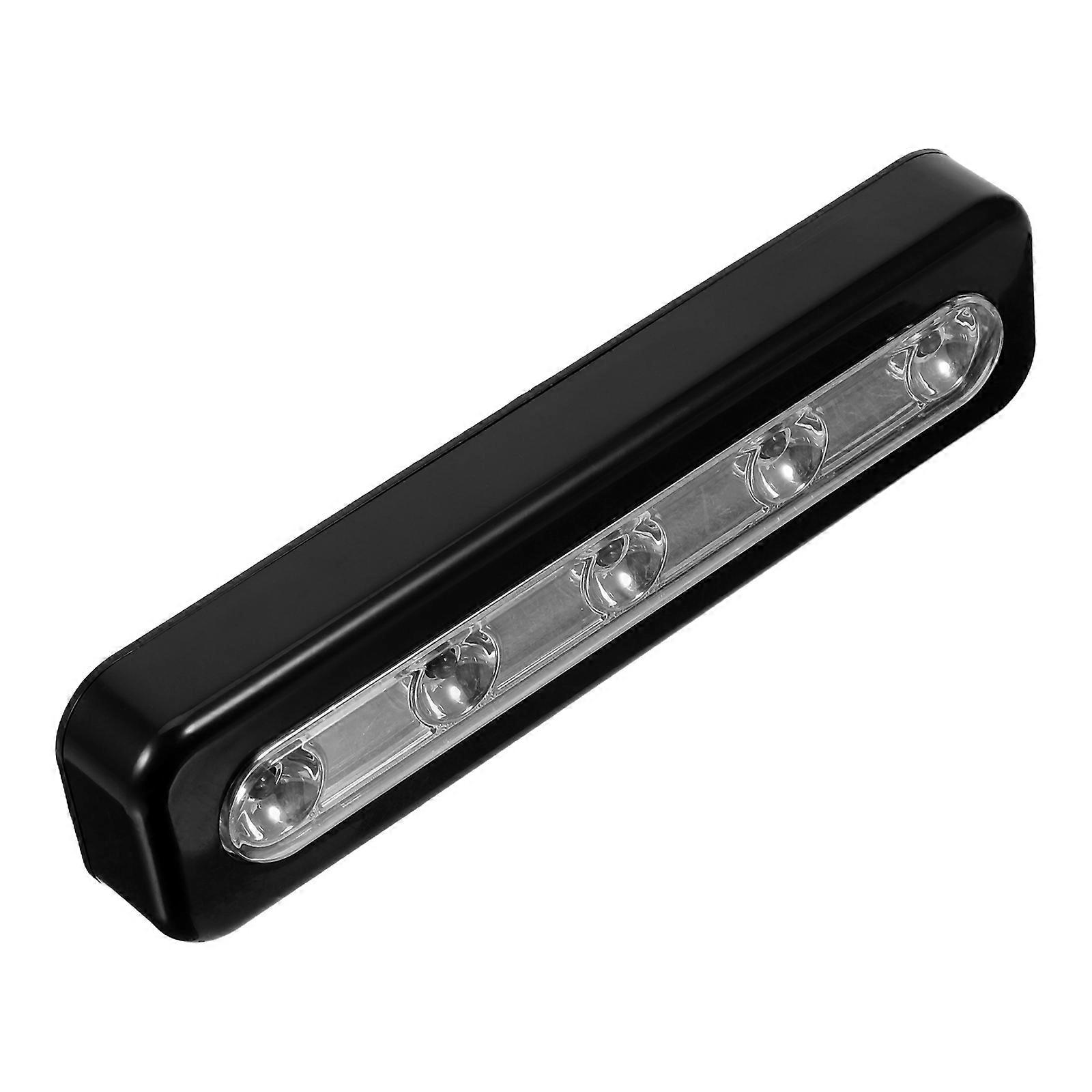 Wireless Motion Sensor Light for Cabinet Use 4Pcs Black LED Lamp