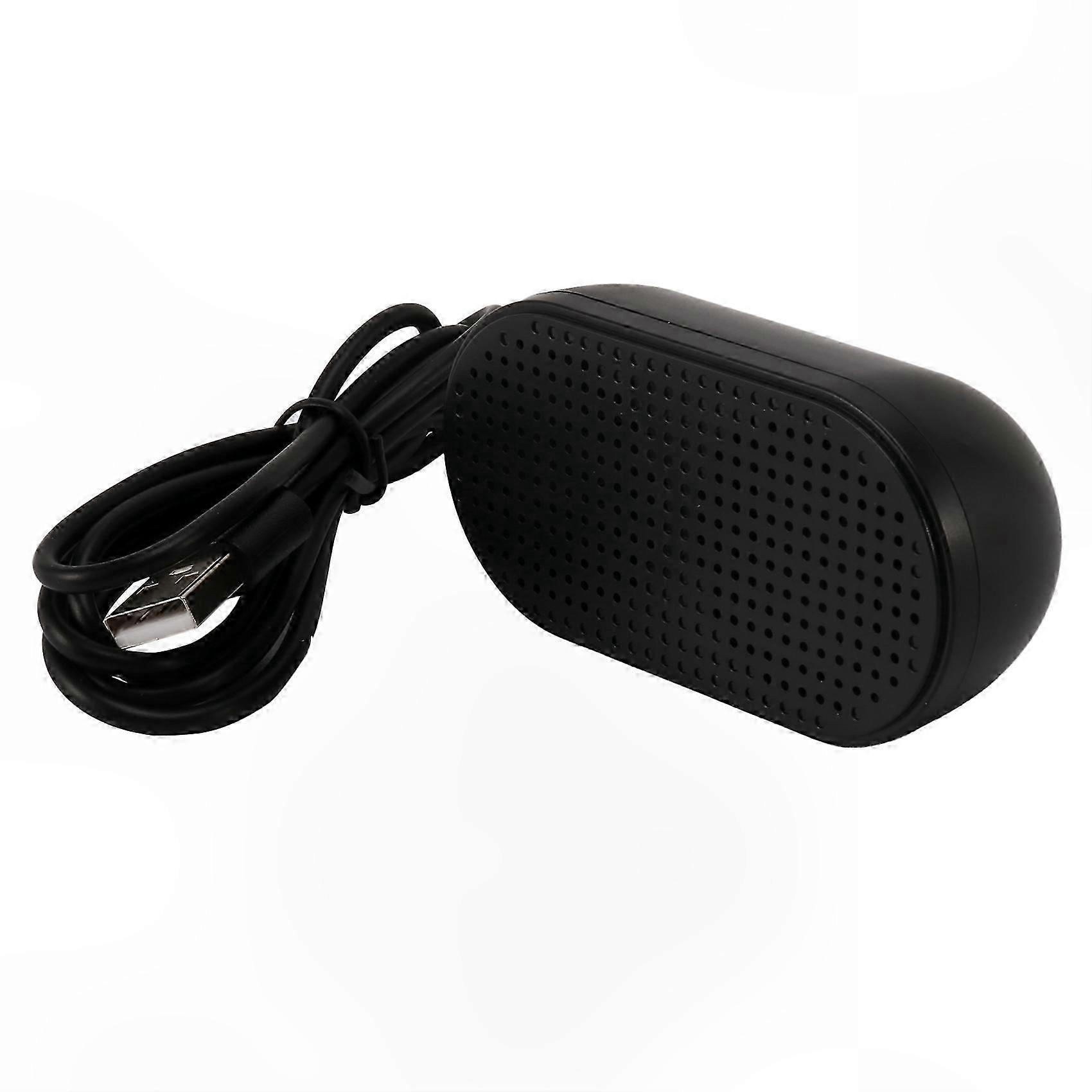 Portable USB Stereo Speaker for Laptop Notebook PC Multimedia Use (Black)