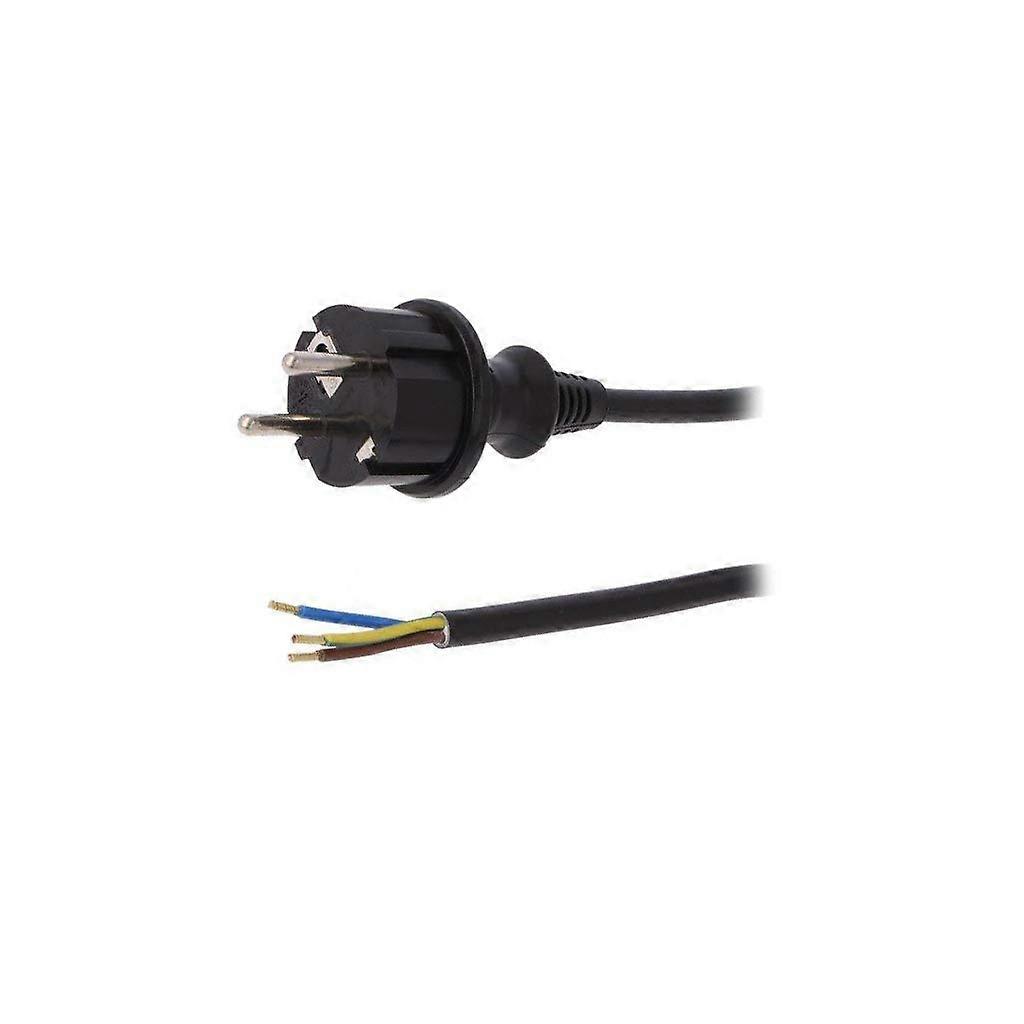 Schuko Power Cable 1.5m CEE 7/7 Plug  Power Capacity 250V 16A Durable PVC Lead