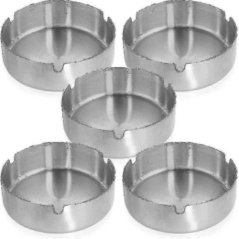 Ash tray outdoor durable stainless steel 5 pack