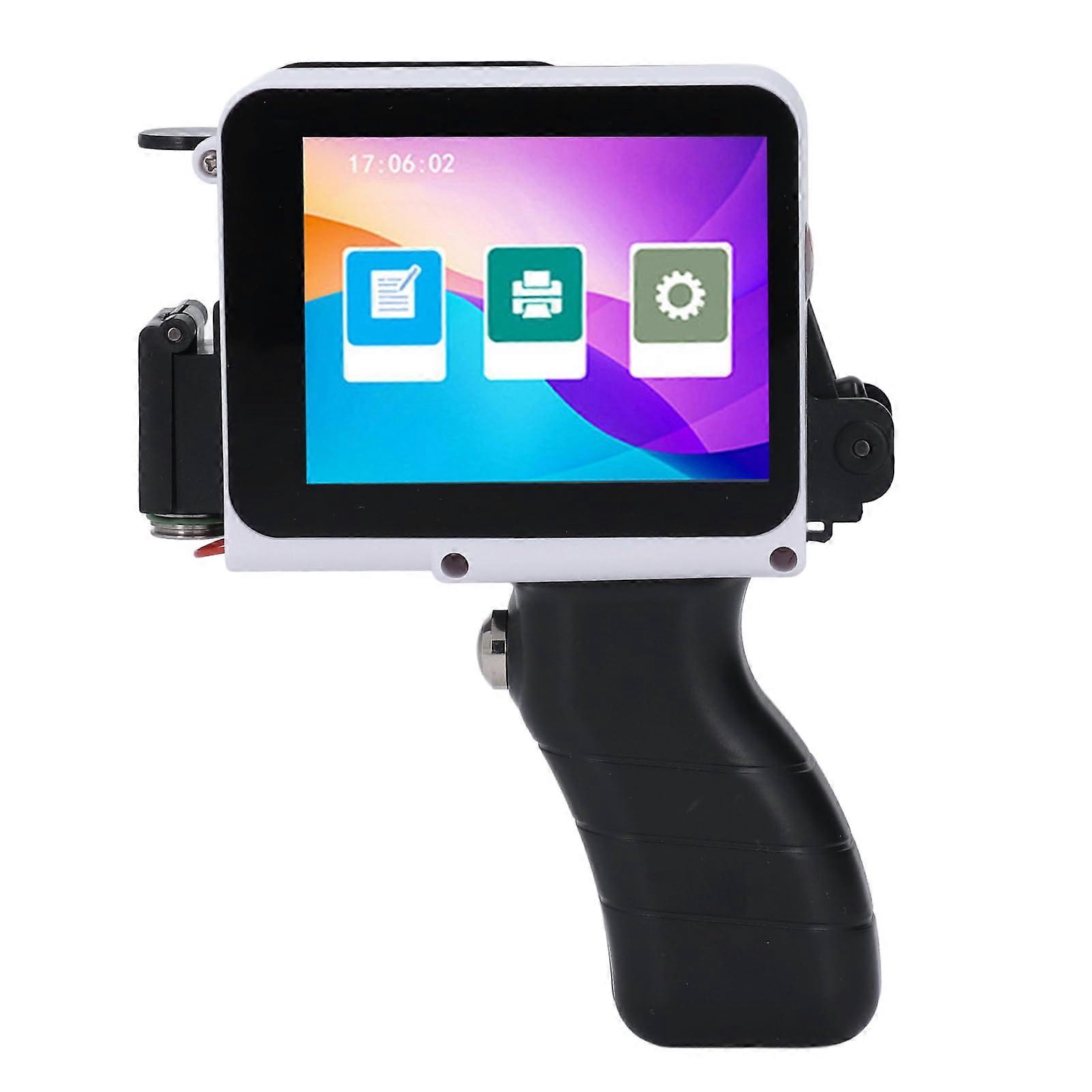 Handheld Inkjet Printer with HD Touch Screen for MultiSurface Industrial Packaging Printing