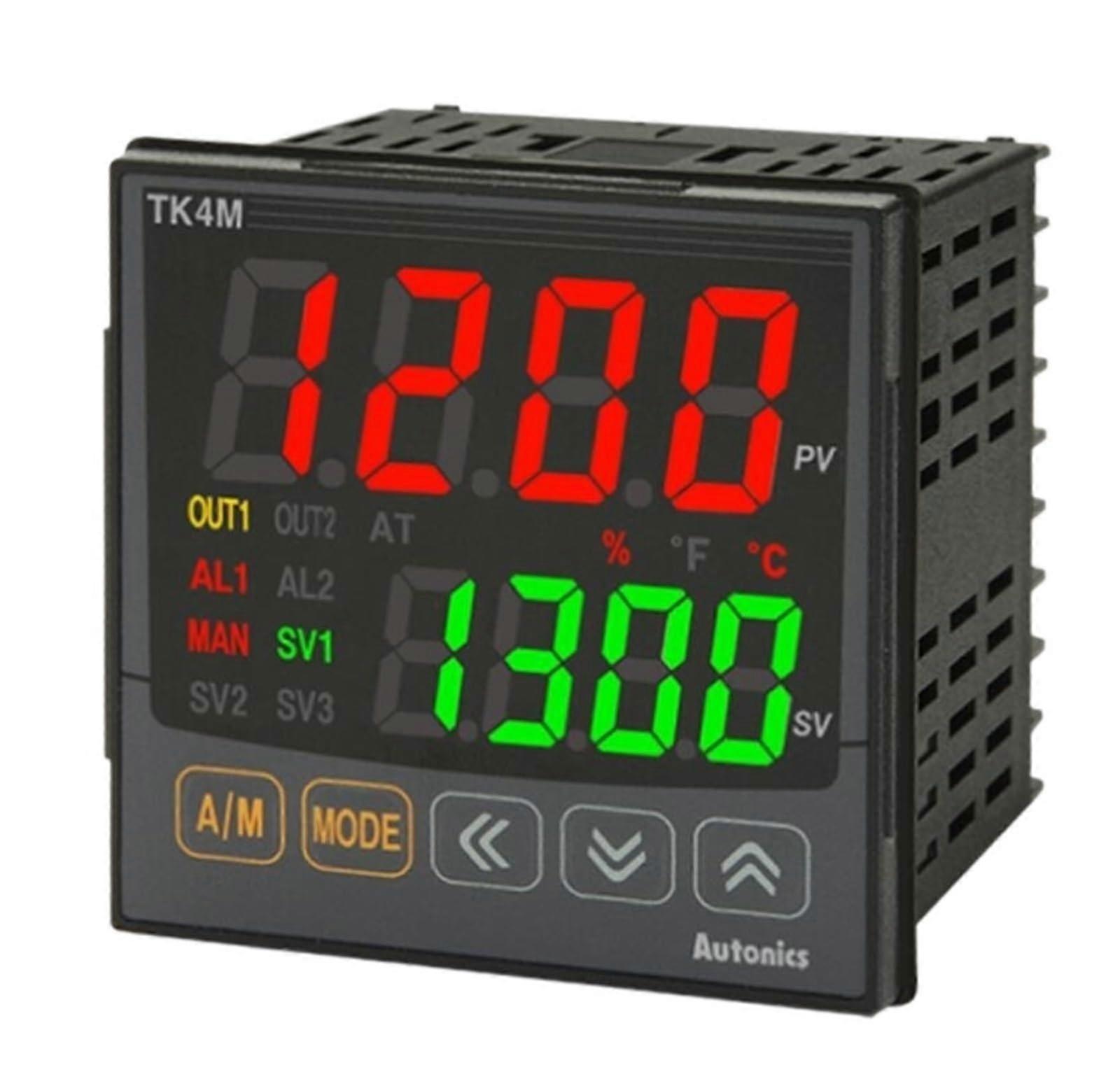 Temperature Controller with SSR Output, Digital Timer, DIN Mount 100240V, Alarm and Compact Size