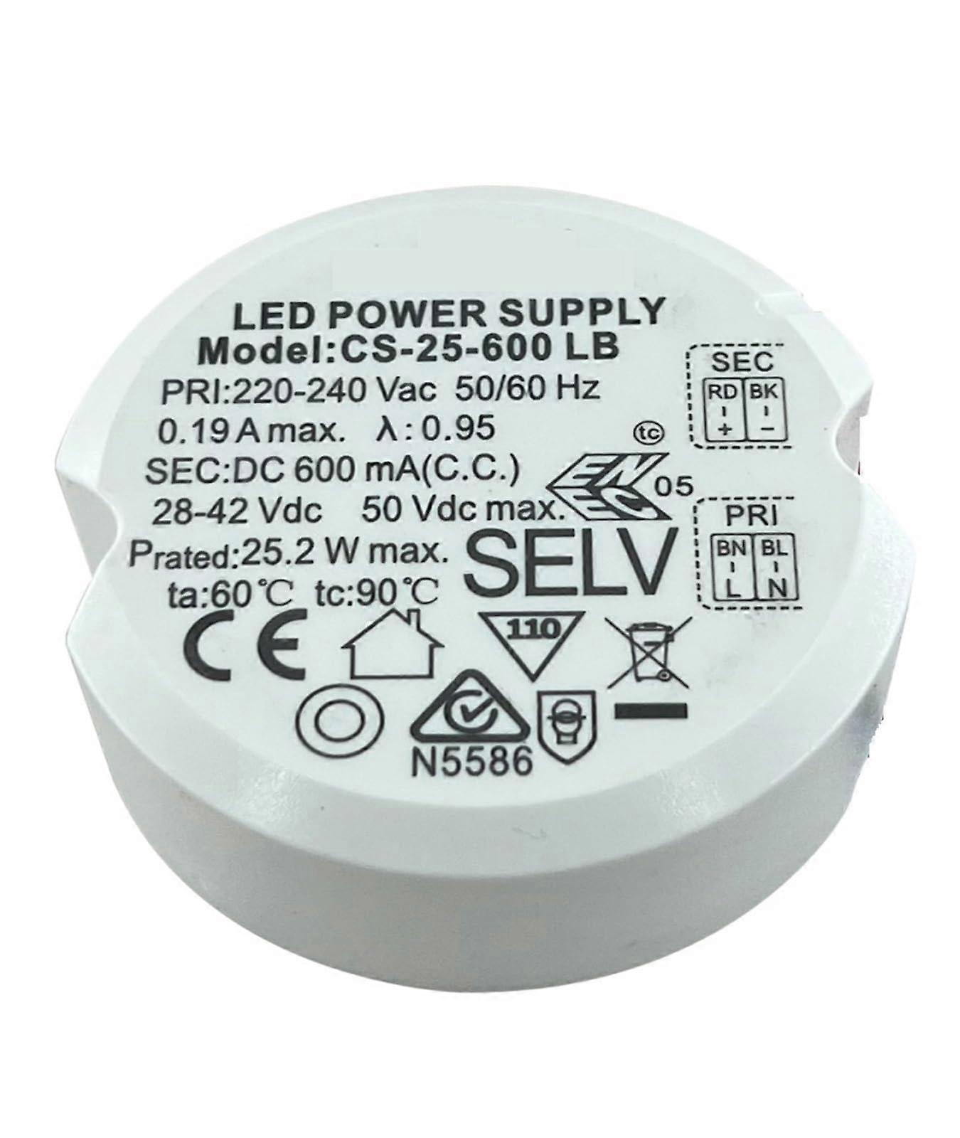 Waterproof LED Driver 12W Constant Current 300mA Isolated Power Supply for Downlight Spotlight