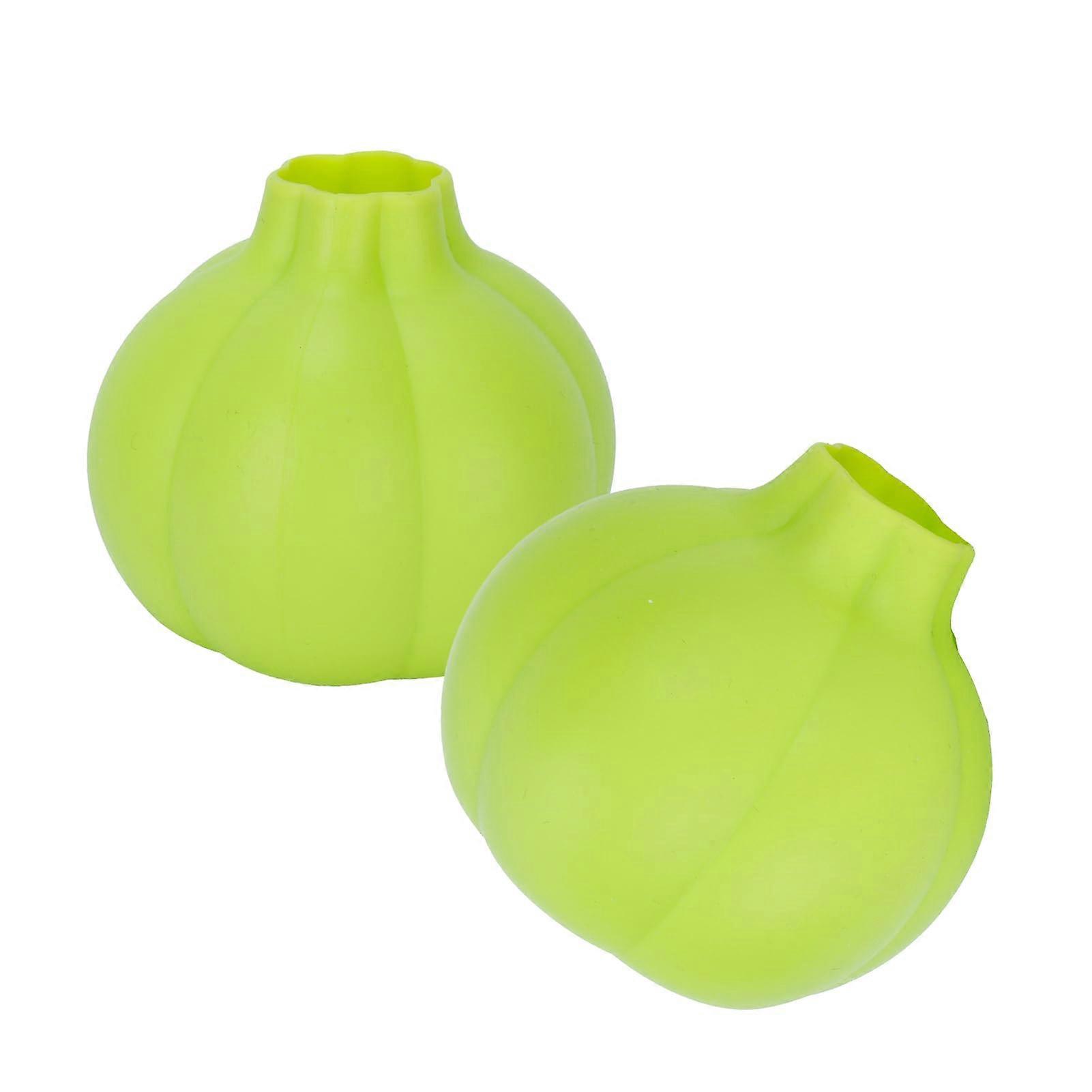 2Pcs Silicone Garlic Peeler Roller, Easy Skin Remover Tool, Reusable Dishwasher Safe Kitchen Accessory