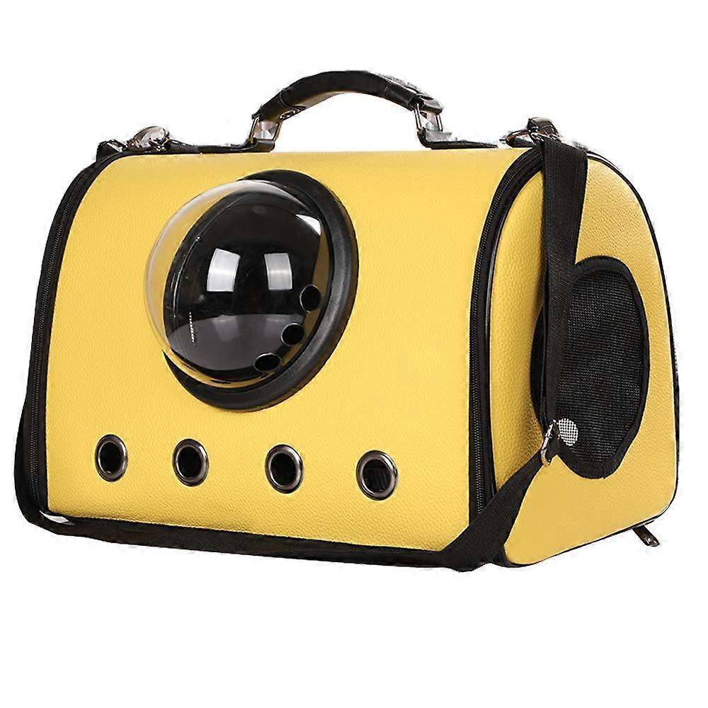 Breathable Astronaut Pet Carrier Backpack with Expandable Design and BuiltIn Security Leash