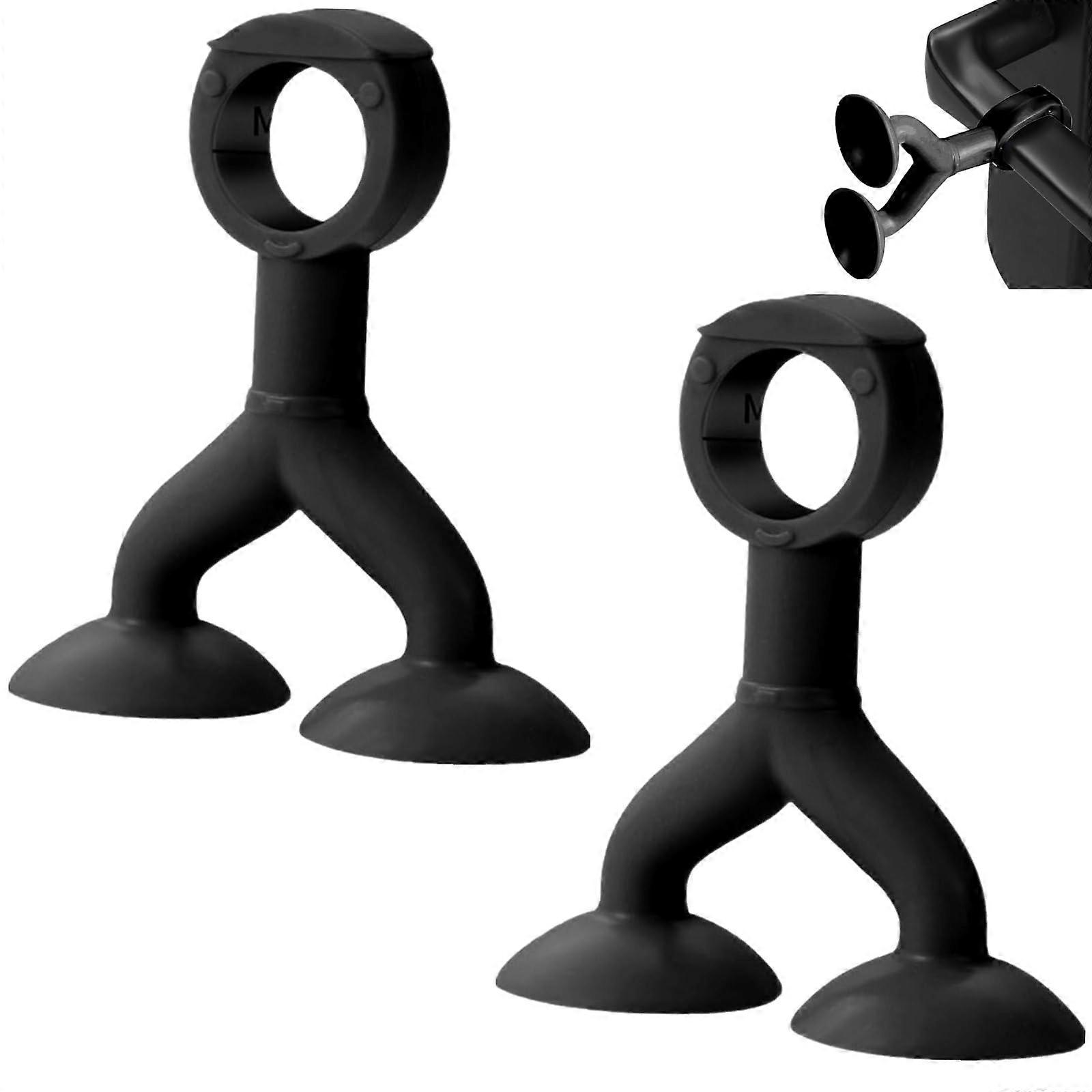 2 Pcs Silicone Door Stopper Wall Protector Pads, Self Adhesive Noise Reduction Shock Absorption