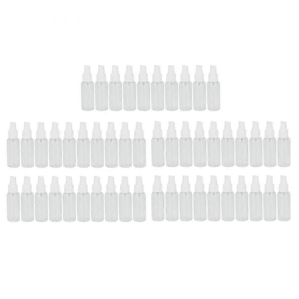 50 Pieces 50ml Spray Bottles Plastic Empty Refillable Atomiser Bottle UHH