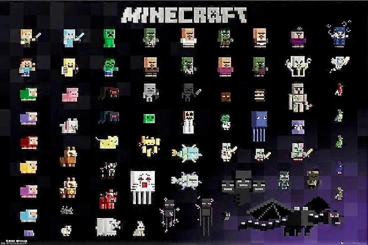 Minecraft: Rompecabezas antiestrés de Pixel Sprites P0357