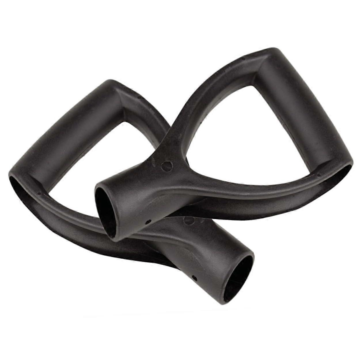 2pcs Ergonomic DShaped Shovel Handle Replacement with Durable Lightweight Grip for Universal Fit