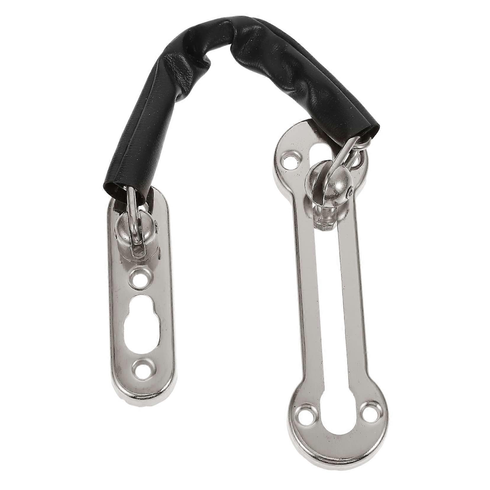 Sturdy Stainless Steel Door Chain Lock for Enhanced Home Security, RustResistant Silver Finish