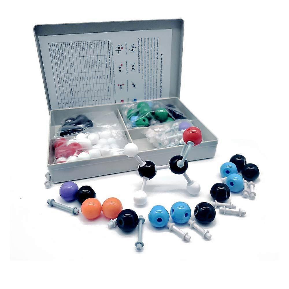 Molecular Model Kit 179 Piece Chemistry Set for Organic and Inorganic 3D Visualization Students