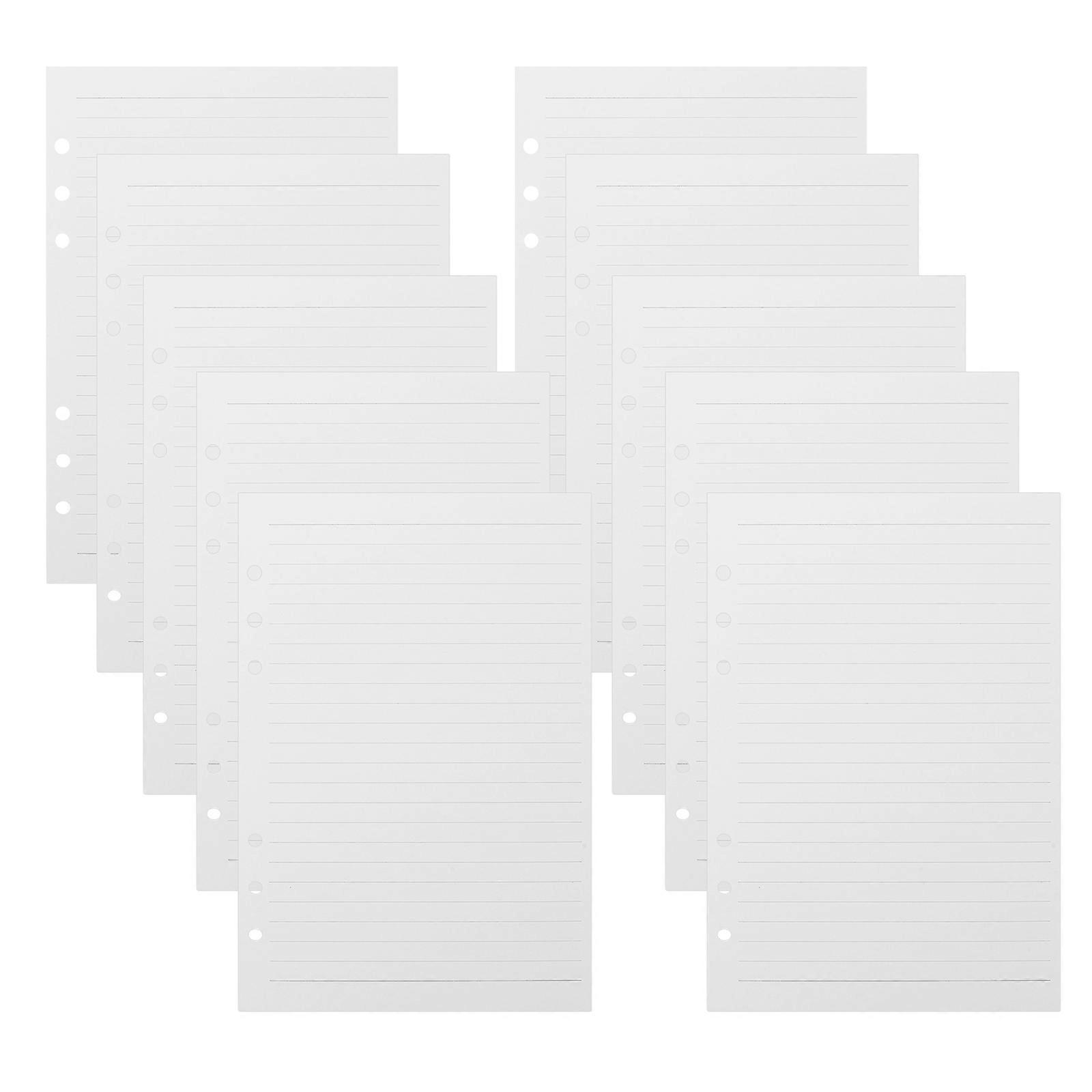 Binder Lined Paper A5 Notebook Refill for Daily Planner 225 Sheets