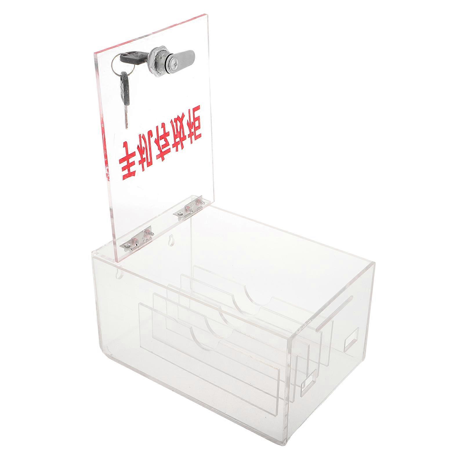 Mobile Locker Storage Acrylic Lockable Phone Box with Large Capacity