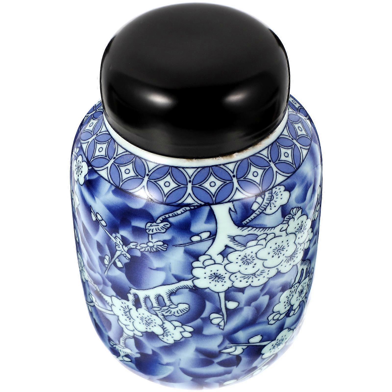 Ceramic Tea Jar for Storage with Sealing Lid Small