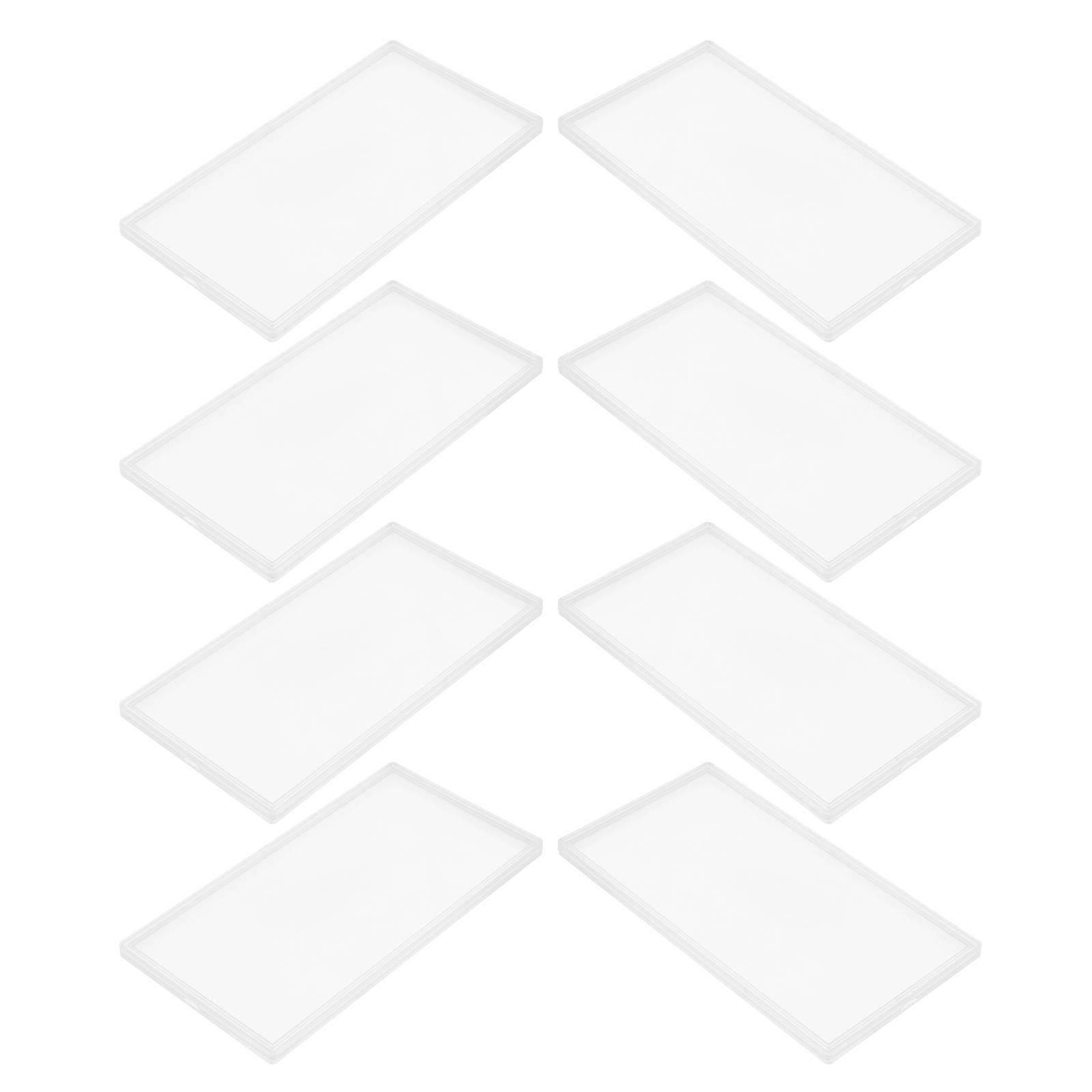 Plastic Banknotes Holder Case for Collection Use 8Pcs Set