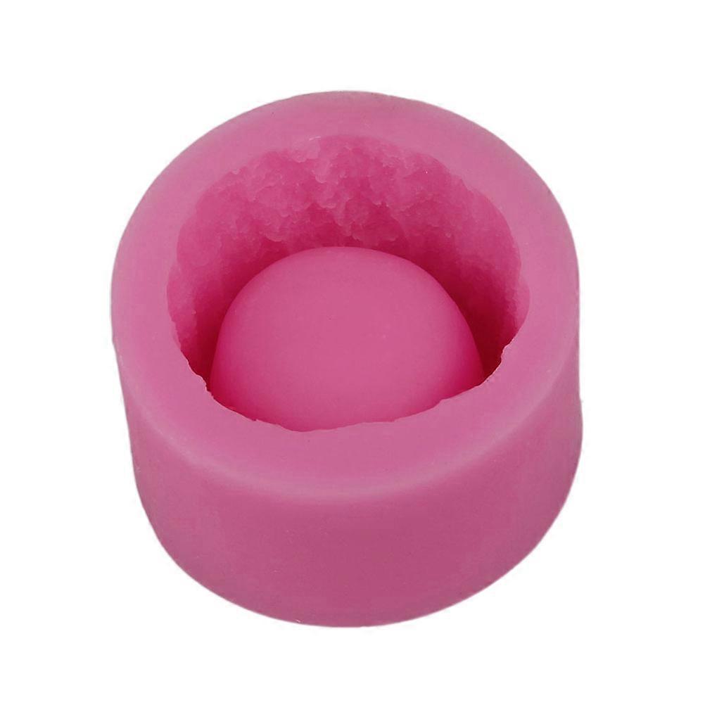 Silicone Baking Mold Tree Stump Shape Mold for Cake Baking 2Pcs Pink