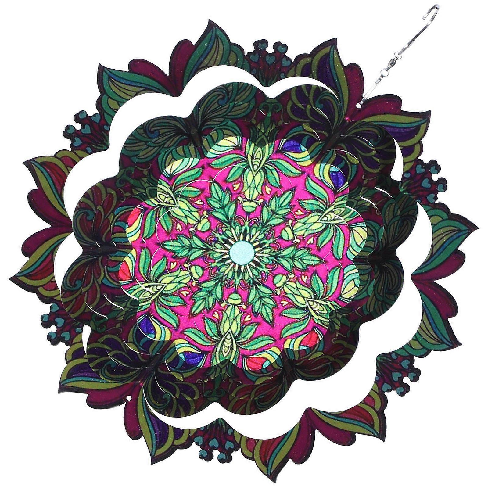 Wind Spinner Hanging Wind Spinner for Decoration Iron Outdoor