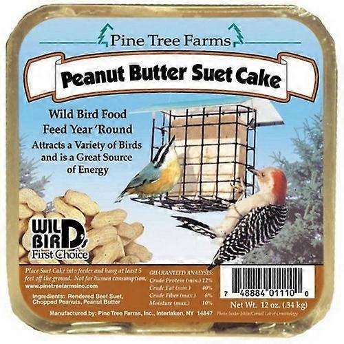 Pine Tree Farms Pine Tree Farms Suet Cake, 12 Oz, Peanut Butter