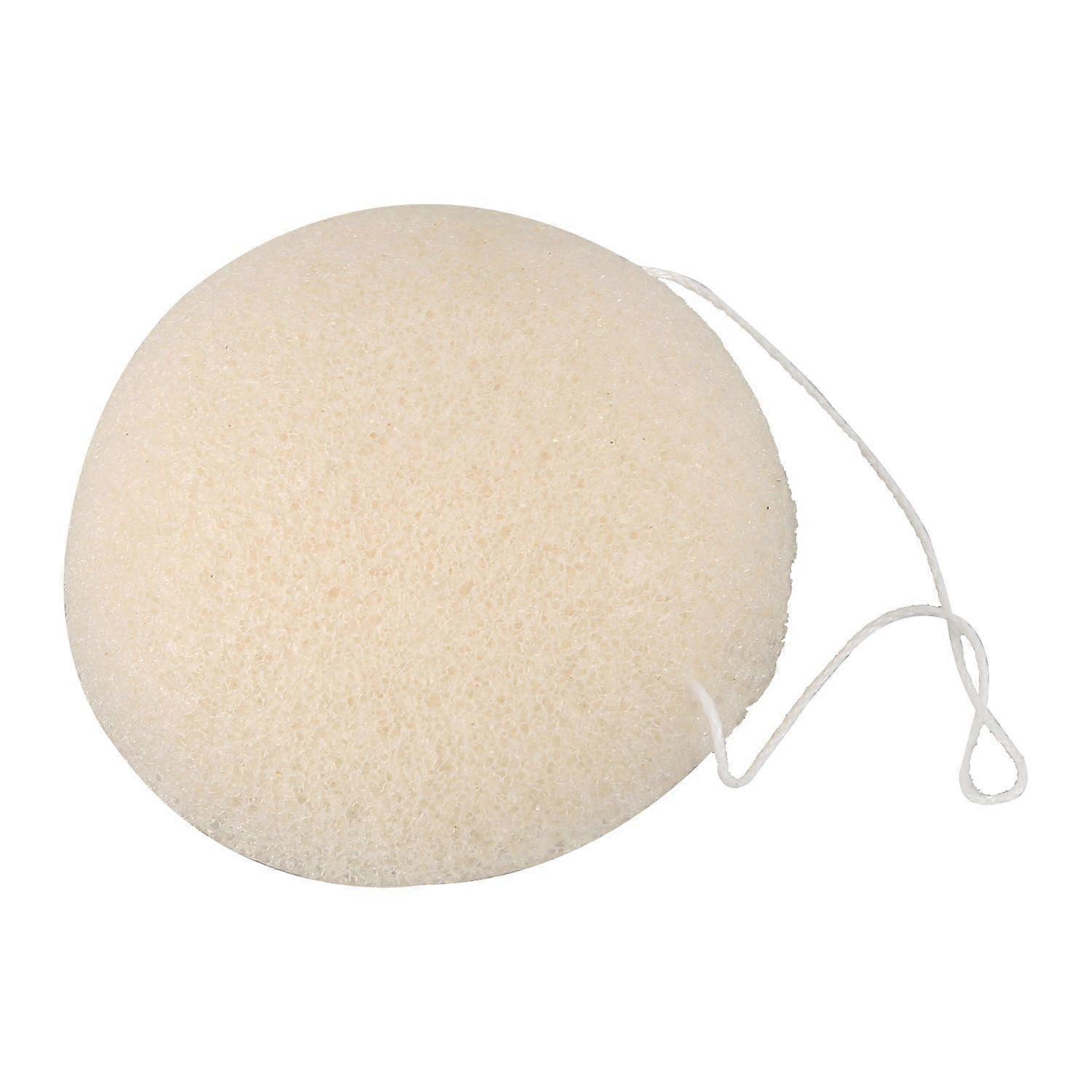Face natural konjac cleaning sponge - White