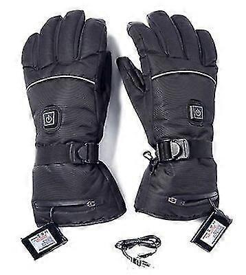 Electric Heated Gloves With Temperature Adjustment Lithium Batter