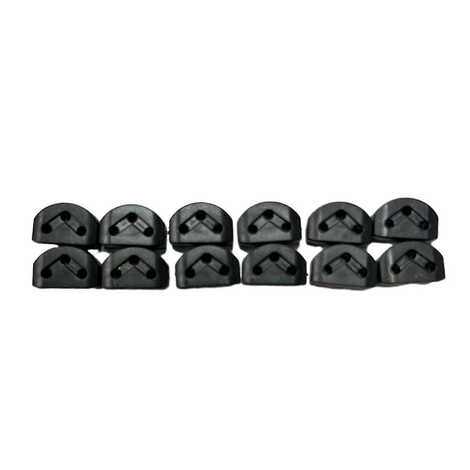 12Pcs Classical Guitar Bridge Beads 3 Hole String Tie Fasteners Secure Nylon Strings Prevent Slippage