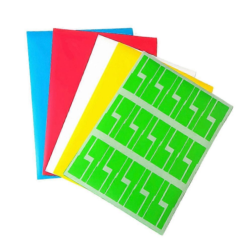 Network Cable Labels Stickers for Identification with 10Pcs Multi-