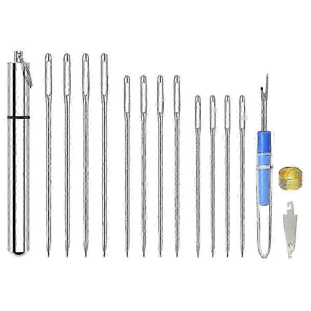 Self-Threading Sewing Needle Kit Knitting Needles for Knitting 1Set Set